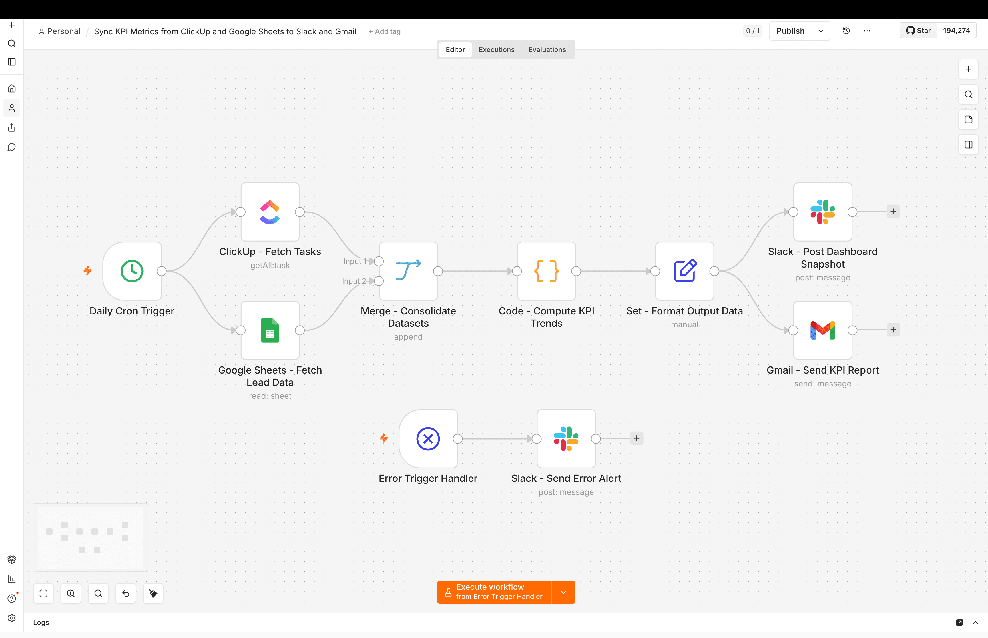ClickUp KPI Reporting
